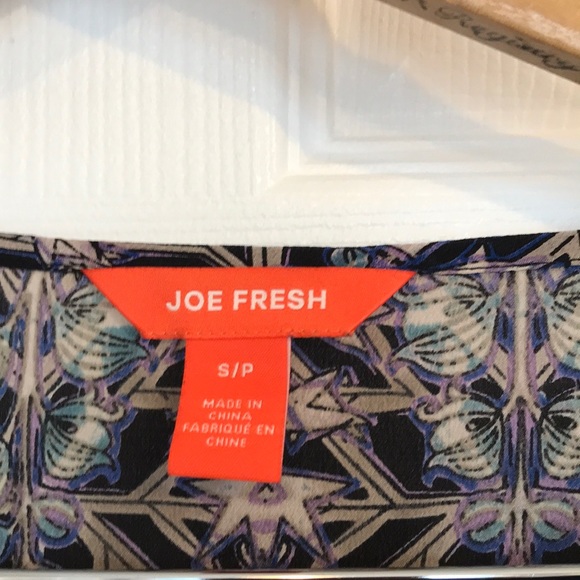 Joe Fresh silk popover blouse - Picture 2 of 4
